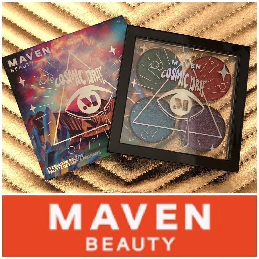 MAVEN BEAUTY - NWT Cosmic Drip Eyeshadow Palette in "Nova"/High-Intensity Color